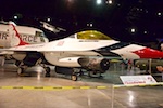 Photo from Susan's Story, A Thunderbirds F16 at the US Air Force Museum and Memorial in Dayton, Ohio