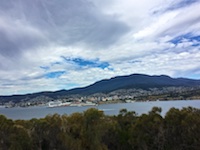 Photo from Susan's Story, Hobart from the top of Rosny Point