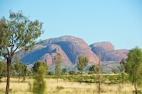 Susan's Story, Kata Tjuta from on top of a sand dune