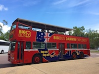 Susan's Story, The Hop-On Hop-Off bus we took in Darwin, Northern Territory, Australia today