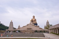 Susan's Story, A huge Buddha we saw at one of the temples we visited at Fo Guang Shan Buddha Museum
