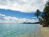 Susan's Story, the beach at Bora Bora