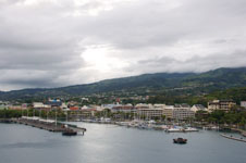 Photo from Susan's Story, The view of Papeete as we sailed in
