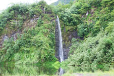 Susan's Story, A beautiful waterfall in Tahiti