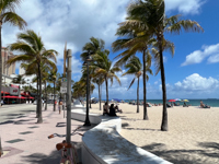 Photo from Susan's Story, the beach in Ft Lauderdale on this beautiful Saturday morning