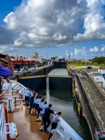 Susan's Story, the Cristobol locks on the Caribbean side of the Panama Canal