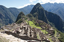 The first view we saw as we came into Machu Picchu