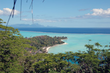 Photo from Susan's Story, a scene from the top of the mountain at Bora-Bora