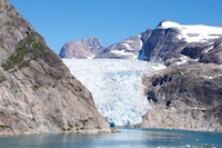 Photo from Susan's Story, One of the glaciers we saw while cruising the Prince Christian Sound of Greenland