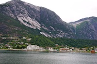 Susan's Story, Eidfjord, Norway from the fjord