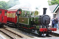 Photo from Susan's Story, One of the beautiful steam trains on the Isle of Man