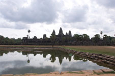 Photo from Susan's Story, the view we saw as we approached Angkor Wat