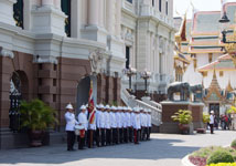 Susan's Story, the Royal guard at the grand Palace in Bangkok Thailand