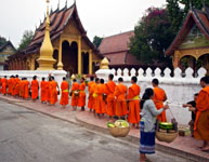 Photo from Susan's Story, feeding the monks