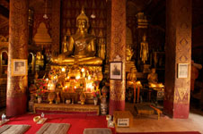 Photo from Susan's Story, inside Wat Sibounheung